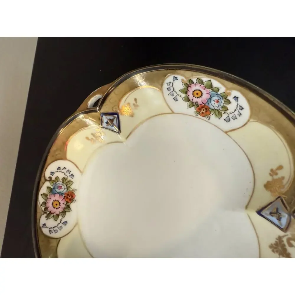 Vintage Noritake Hand Painted Japanese Candy Dish Bowl #326